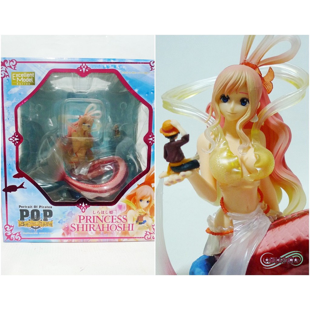 微風小舖 One Piece 海賊王魚人島人鱼公主白星pop 掌上魯夫路飛pop Pvc 港版 蝦皮購物