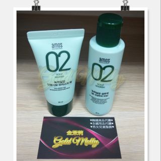 現貨🇹🇼韓國直送 Amos控油營養洗髮精80g 護髮素50g professional shampoo