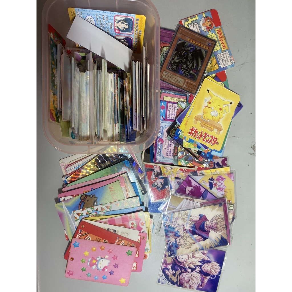 (蝦皮最低價) 七龍珠 美少女戰士 寶可夢 卡片 護貝卡 小卡 貼紙 懷舊 回憶 兒時 玩具