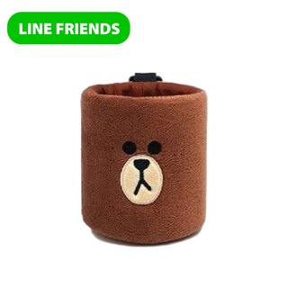 【LINE FRIENDS】椅背冷氣孔兩用收納掛袋-熊大 (1入) | 金弘笙