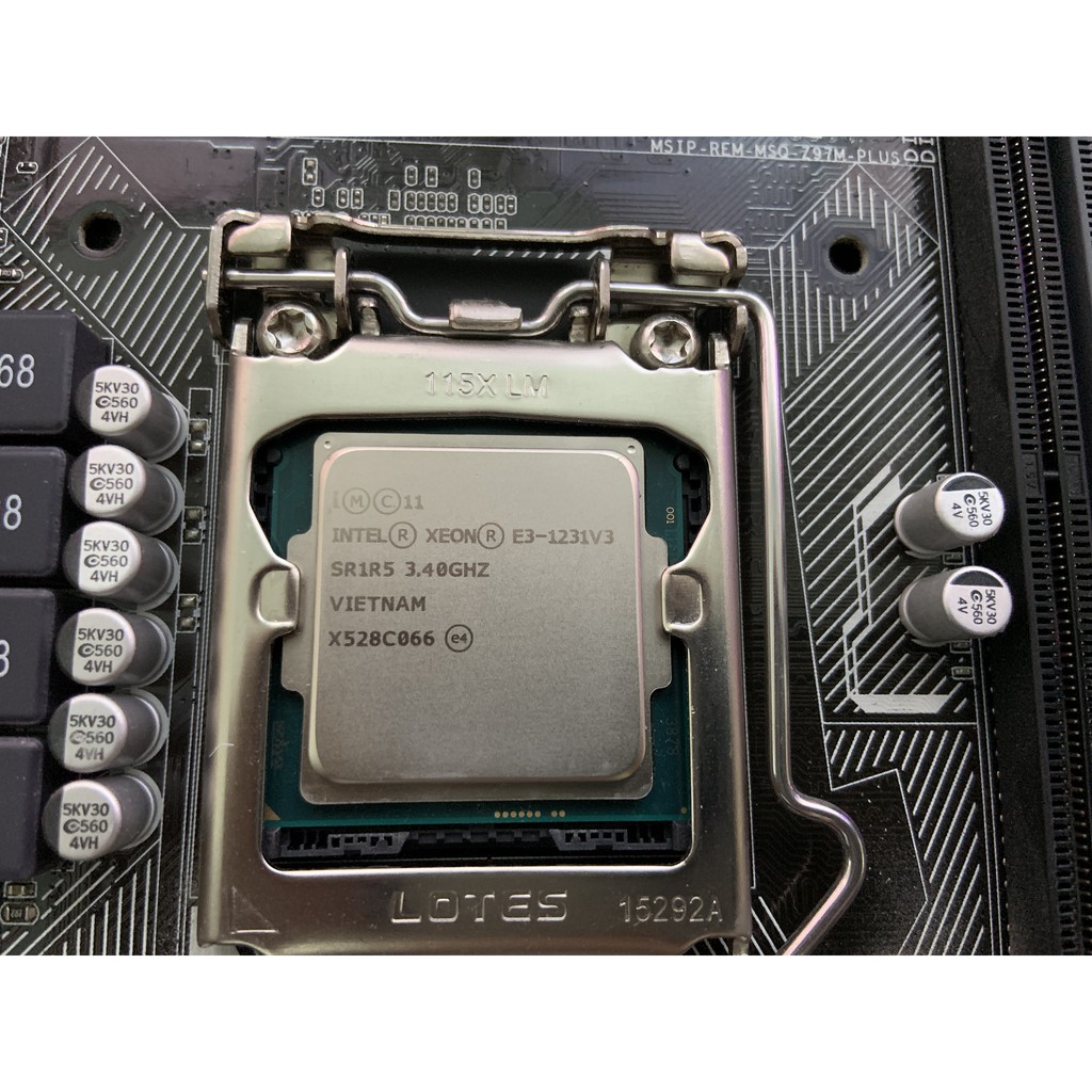 Intel Xeon 處理器 E3-1231 v3 單CPU