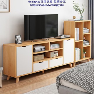 新品特惠8簡易電視櫃高櫃現代簡約小戶型北歐加高款客廳臥室電視機組合墻櫃