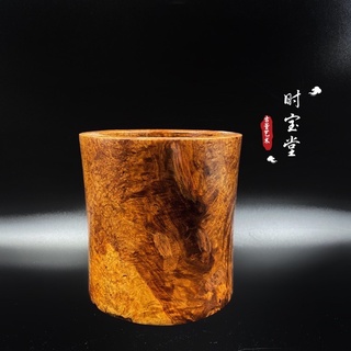 時寶堂 花梨木樹瘤 筆筒 WMC018