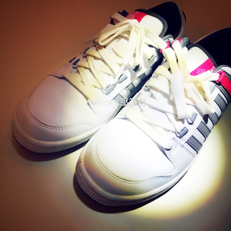 《Alice's壓箱寶》8成新-K-SWISS 白色布鞋/休閒鞋/走路鞋