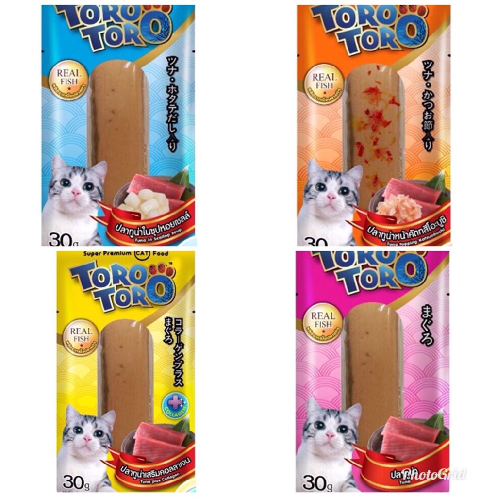 Torotoro 貓魚塊 和風鮪魚燒/膠原蛋白/干貝高湯/柴魚片 30g
