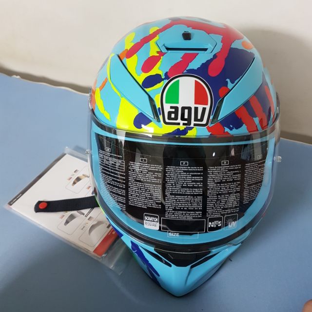 agv k3 sv 手掌帽（全新品吊牌未拆）買就送黑色墨片！可小議！！！