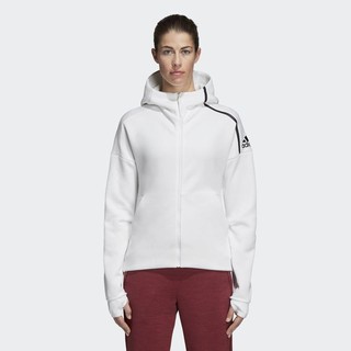 * ADIDAS Z.N.E. HOODIE 連帽 運動外套 保暖 郭書瑤 全白 女款 休閒 流行 DN8508 YTS