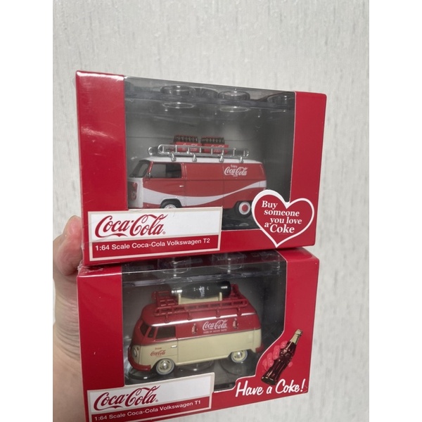 【Celine現貨】微影 Tiny 1/64 可口可樂 Vw T1 T2 麵包車 福斯 Cola 可樂 模型車