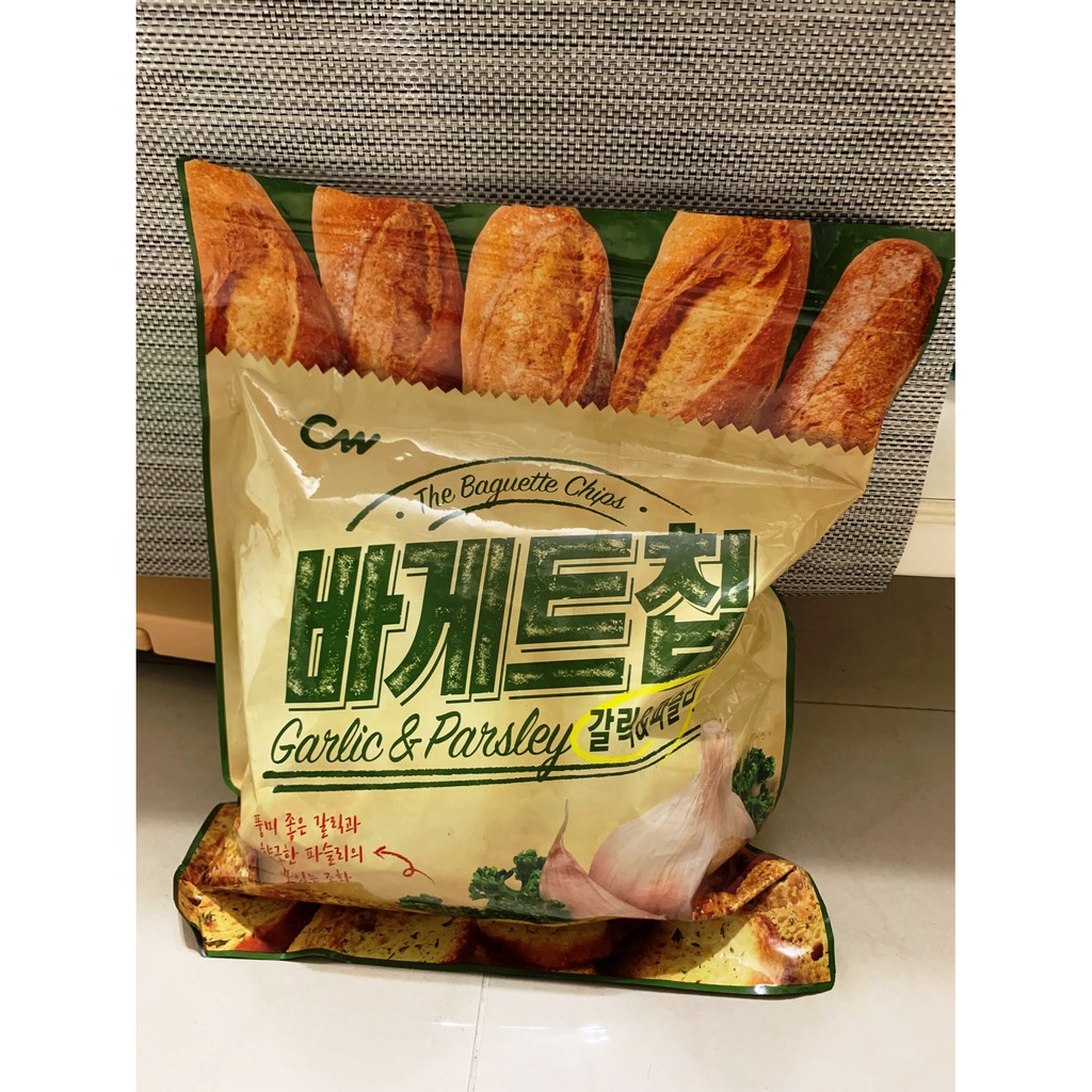 韓國熱銷CW大蒜風味麵包餅乾 終於有貨了啦