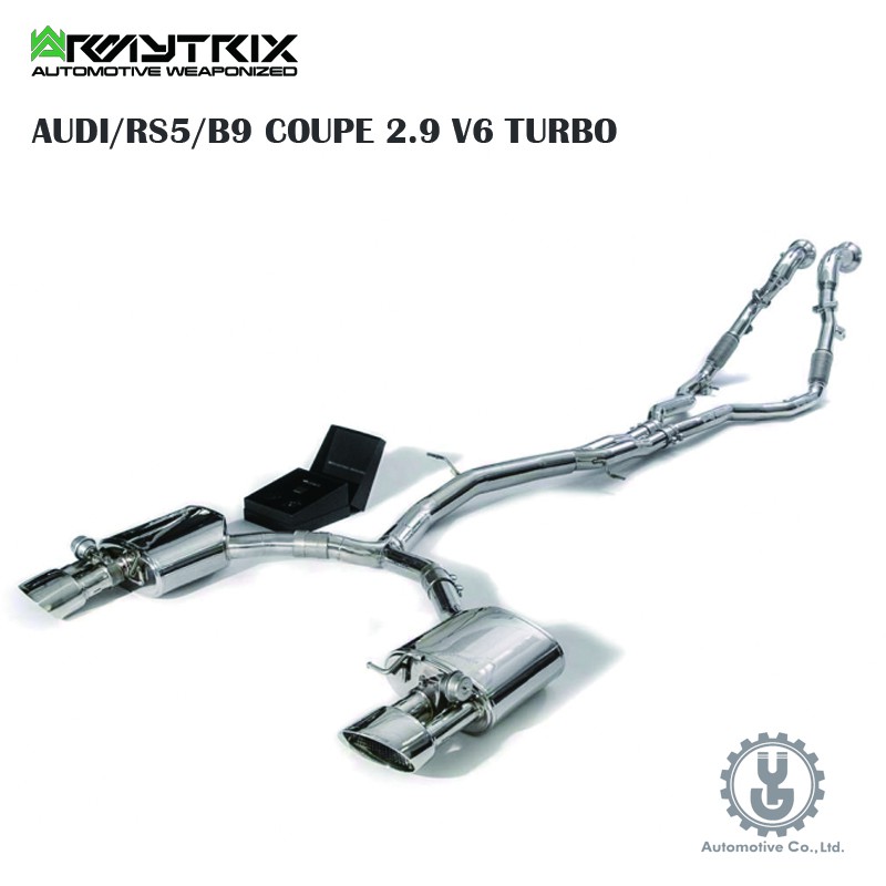 Armytrix AUDI/RS5/B9 COUPE 2.9 V6 TURBO 排氣系統 全新空運【YGAUTO】