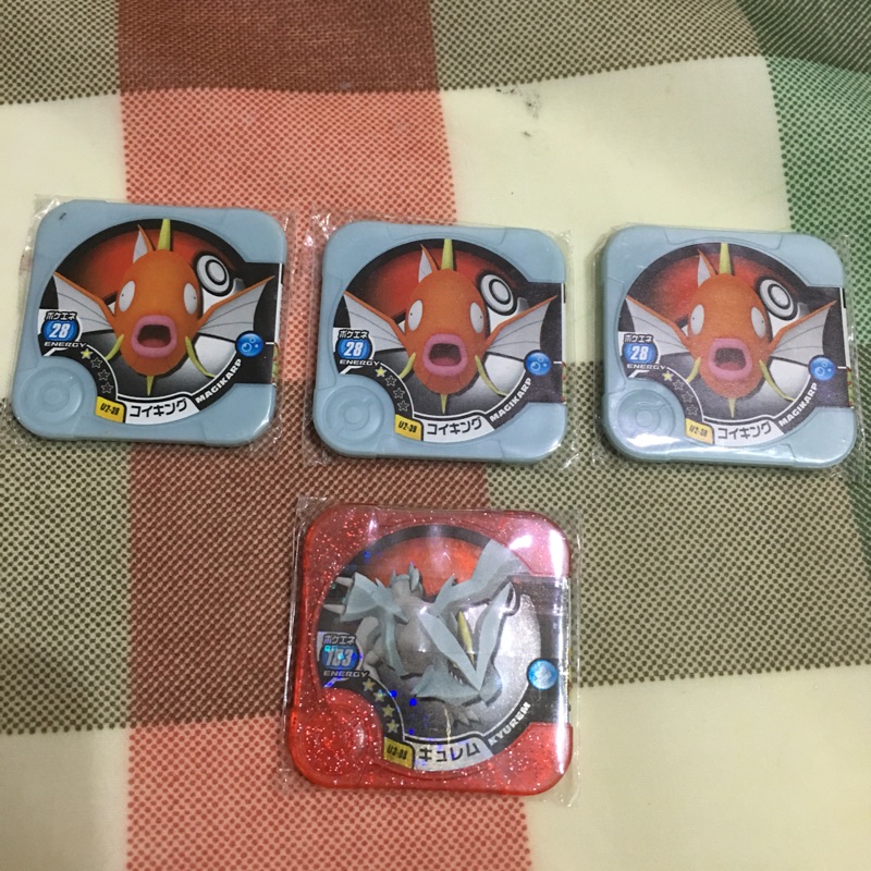 神奇寶貝 Pokémon tretta 鯉魚王x3 酋雷母 x1
