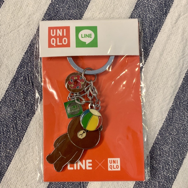 LINE X UNIQLO聯名熊大鑰匙圈