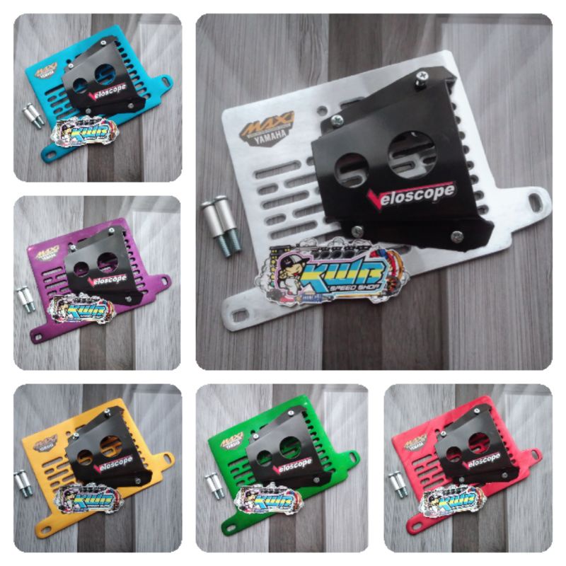 山葉 Hitam Cover散熱器風鏡魔術貼黑色全cnc鋁雅馬哈nmax MMAX nmax老nmax新aerox老ae