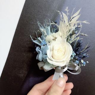 不凋胸花永生胸花結婚胸花長輩胸花新郎胸花婚禮小物擴香玫瑰乾燥花束主婚人胸花 蝦皮購物