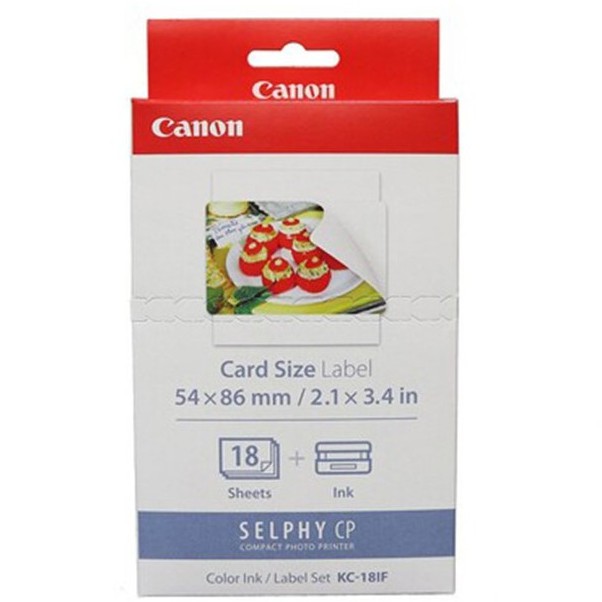 現貨 Canon KC-18IF（信用卡 2x3 尺寸）全幅貼紙 18張 含墨盒 公司貨