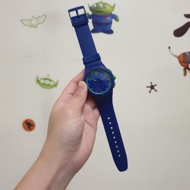 《Cutie Shop》二手 Swatch Swatch 手錶 藍色手錶SUSN400