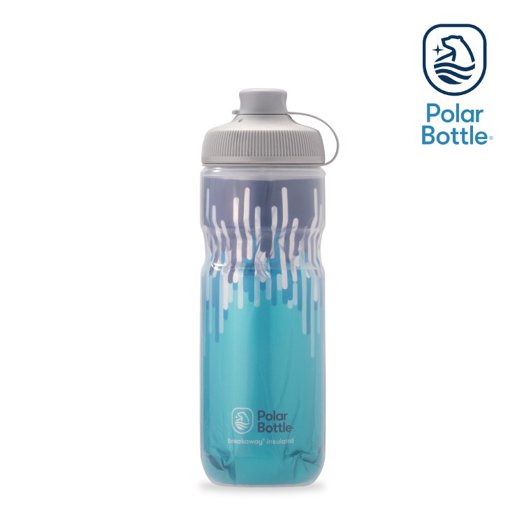Polar Bottle 20oz MUCK 雙層保冷噴射水壺 ZIPPER 水藍 / 單車水壺 自行車水壺 保冷水壺