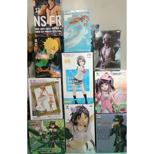 公仔海賊王 景品 金證公仔  日版  航海王 代理版 Exq 偶像大師灰姑娘 魯邦三世 龍族拼圖 香吉士 艾斯 紅髮