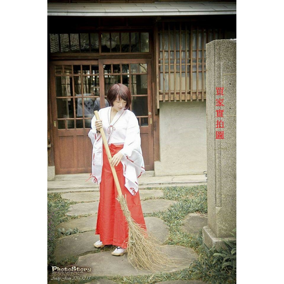 在台現貨!Cosplay 犬夜叉桔梗衣服巫女咒術回戰庵歌姬COS 衣服送蝴蝶結配件等