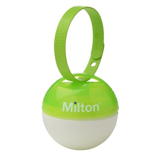 英國 Milton 米爾頓 攜帶式奶嘴消毒球(需搭配迷你消毒錠同時使用)-大地綠【麗兒采家】