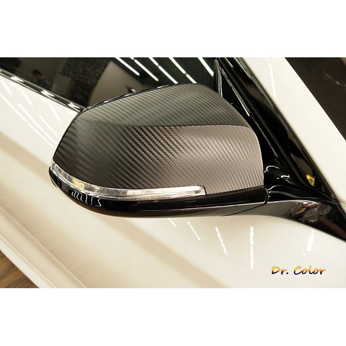 Dr. Color 玩色專業汽車包膜 BMW 220i 黑carbon_後視鏡 / 鴨尾 /後擾流