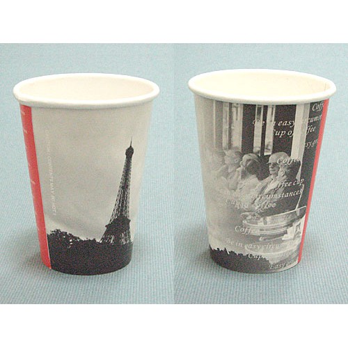 紙杯 台灣製造 12oz (360cc) 厚冷熱共用咖啡紙杯  營業或自用 辦公室用 1000入/50個*20條/箱