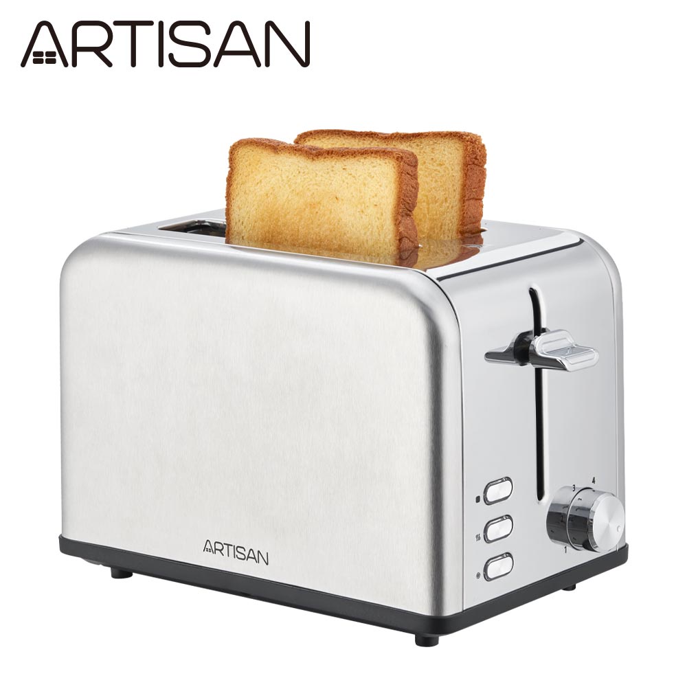 ARTISAN奧堤森 不鏽鋼厚薄二片烤麵包機 TT2001(相關機型OV1000 TT4001 182725)