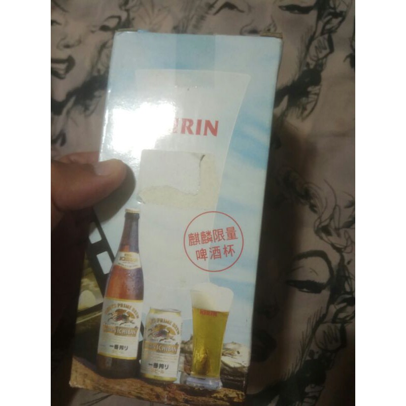 麒麟kirin限量 啤酒杯