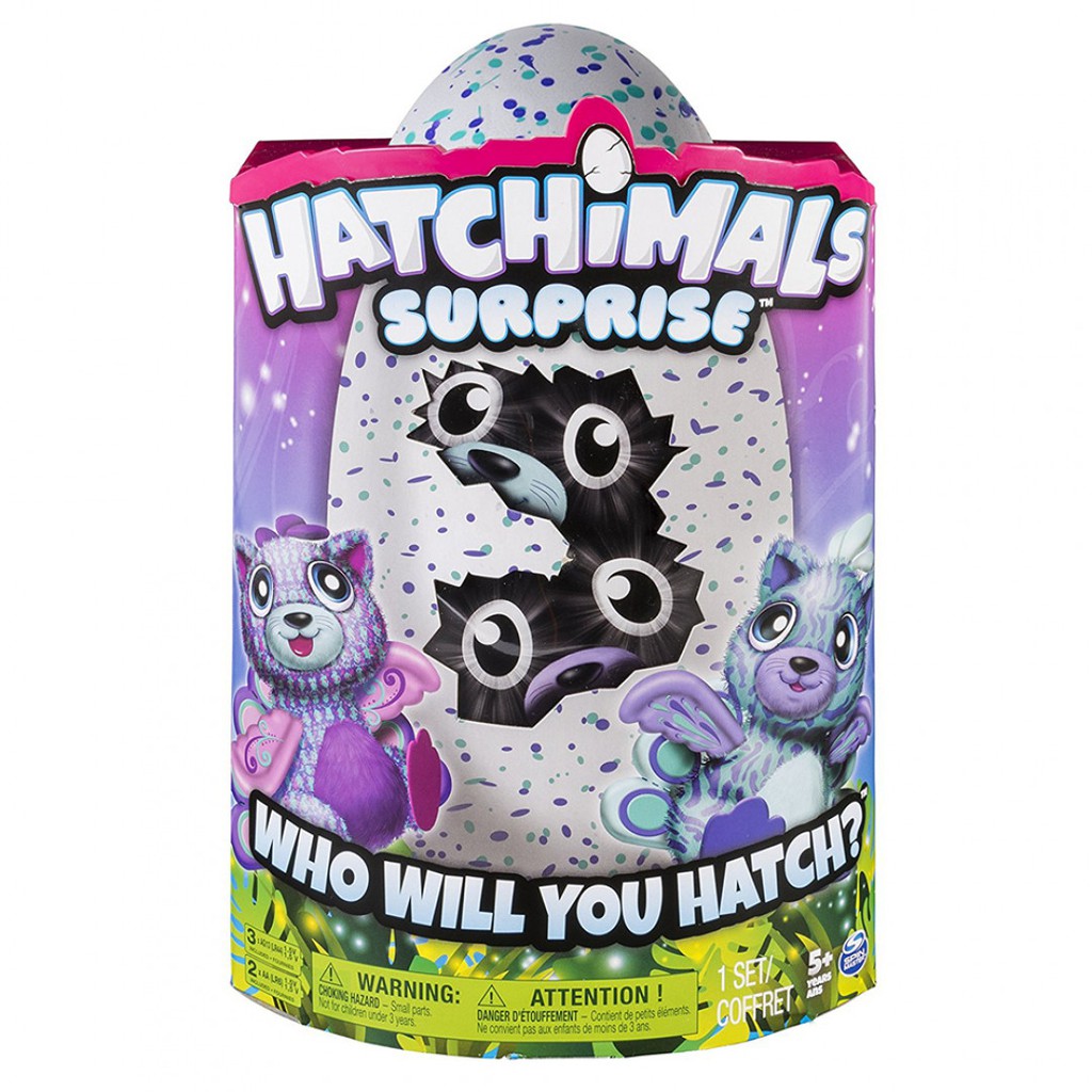 【HATCHIMALS】魔法寵物蛋 - 雙胞胎遊戲組 ( 藍紫 )