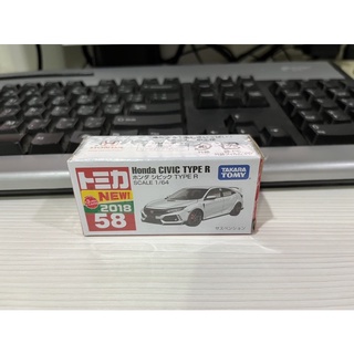 Tomica 多美 No-58 Honda Civic type R 白色