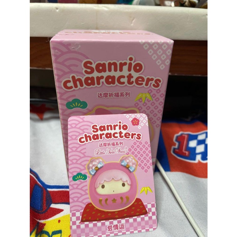 現貨  TOP TOY SANRIO characters 三麗鷗達摩祈福系列 公仔 愛情運 不倒翁