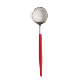 葡萄牙Cutipol GOA系列 紅柄霧面不銹鋼-21cm主餐匙