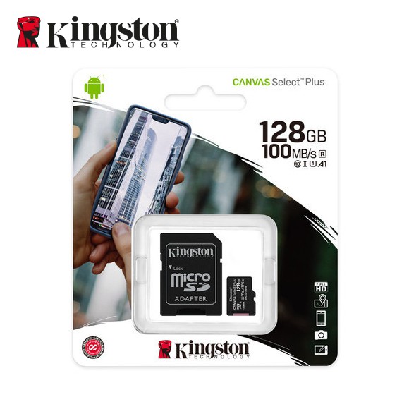金士頓 CANVAS Select Plus microSDHC/XC A1 C10 最新版 記憶卡 廠商直送