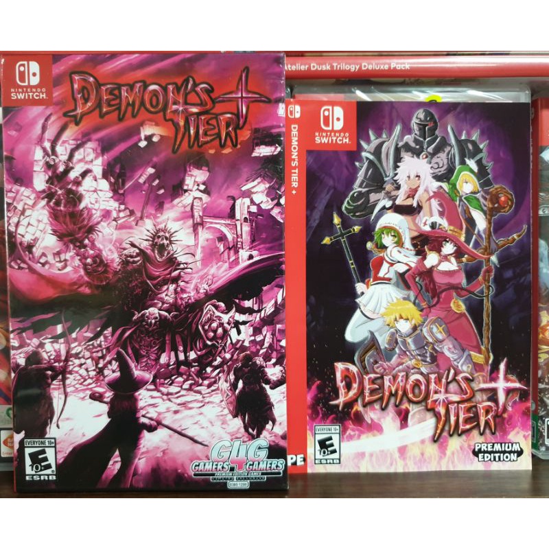 【超級稀有遊戲】NS Switch遊戲 Demon's Tier+ 英文版 獨家變體版体 全球限量發行 額外送替換封面
