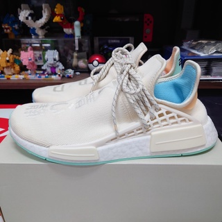 【小八】adidas x Pharrell Williams x N.E.R.D. Hu NMD 米白 GW0246