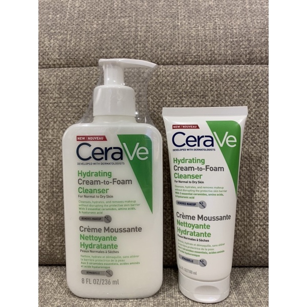 ✨✨✨現貨✨✨✨cerave 適樂膚 溫和洗卸泡沫潔膚100ml