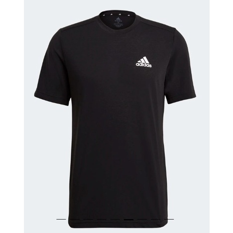 【adidas】AEROREADY 專為移動 FEELREADY 運動 T 卹（黑色、S號*2）－GT5545