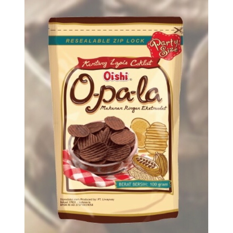 印尼🇮🇩Oishi O-pa-la 可可風味脆片