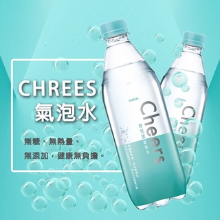 [海洋之心] 泰山 cheers風味氣泡水-原味、EX 強氣泡、檸檬、蜂蜜(500、590ml*24入/箱)