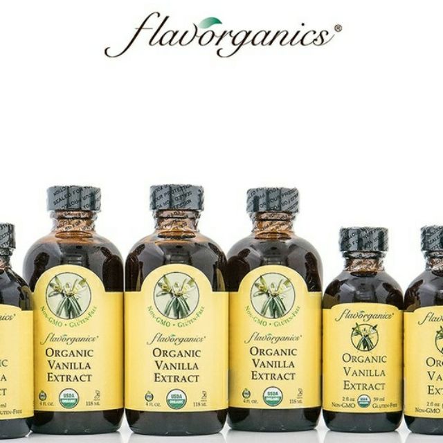 [樸樂烘焙材料]【Flavorganics】有機香草精(59mL) 美國原裝進口 有機 天然