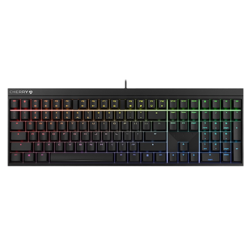 ✢德國CHERRY櫻桃MX 2.0S電競游戲辦公RGB機械鍵盤黑軸茶軸青軸紅軸
