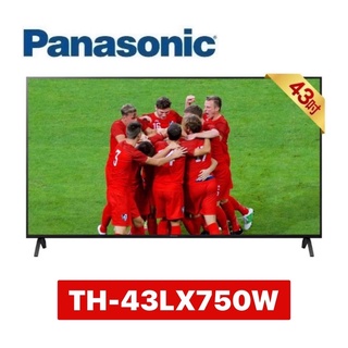【Panasonic 國際牌】43吋4K LED Android 智慧顯示器 TH-43LX750W