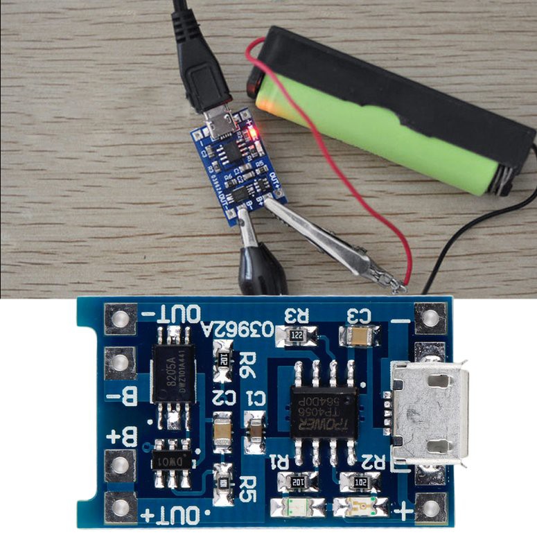 5v Micro USB 1A 18650 鋰電池充電板充電器模塊全新