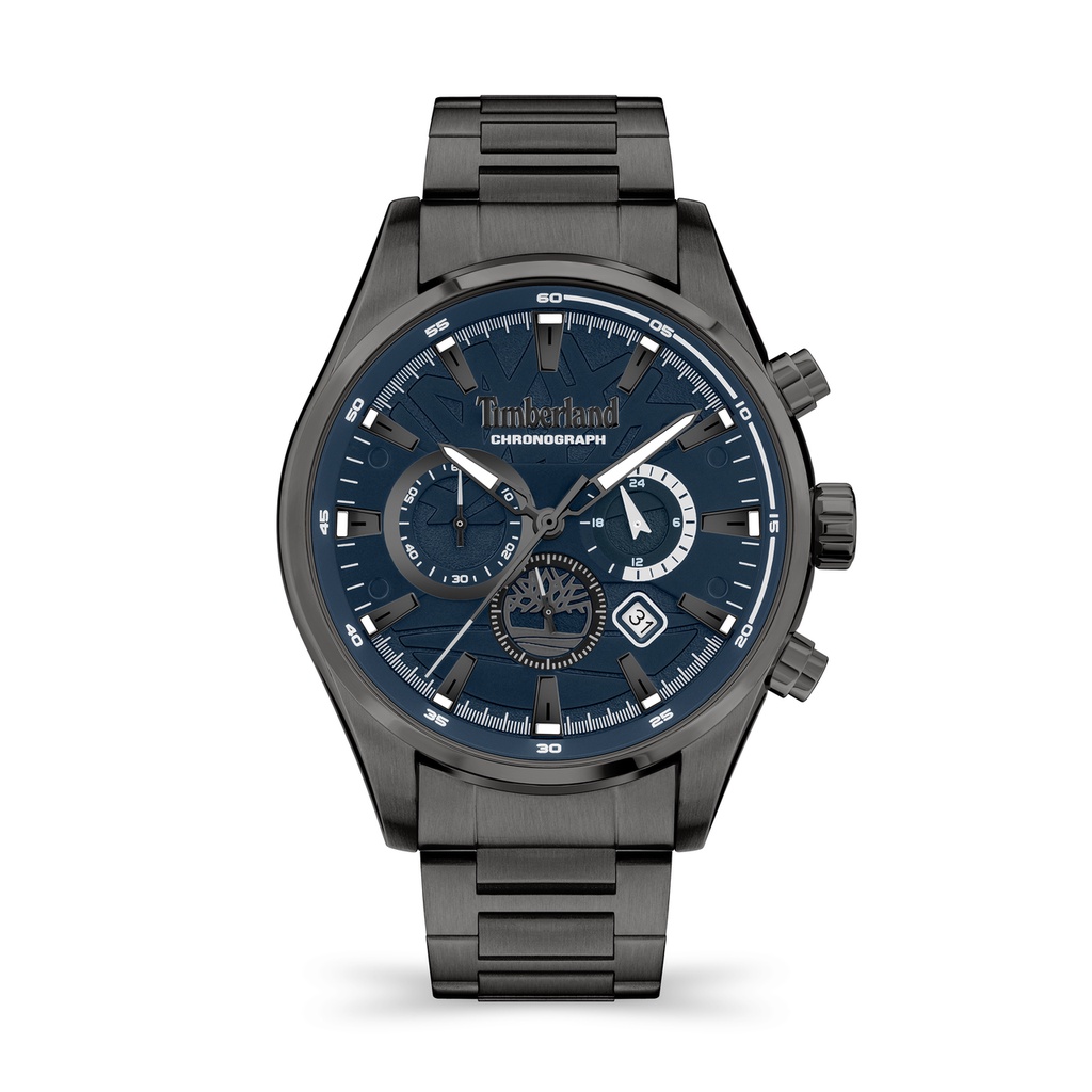 Timberland 天柏嵐 (TDWGI2102405) ALDRIDGE系列 雅痞時尚多功能腕錶 -藍/灰鋼