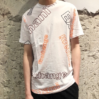 AX armani exchange 美國男版 T-shirt 短袖t恤 男款 棉質 滿版大LOGO 短袖 現貨