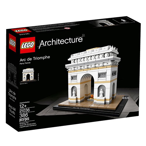 LEGO樂高 LT21036 凱旋門_Architecture 世界建築