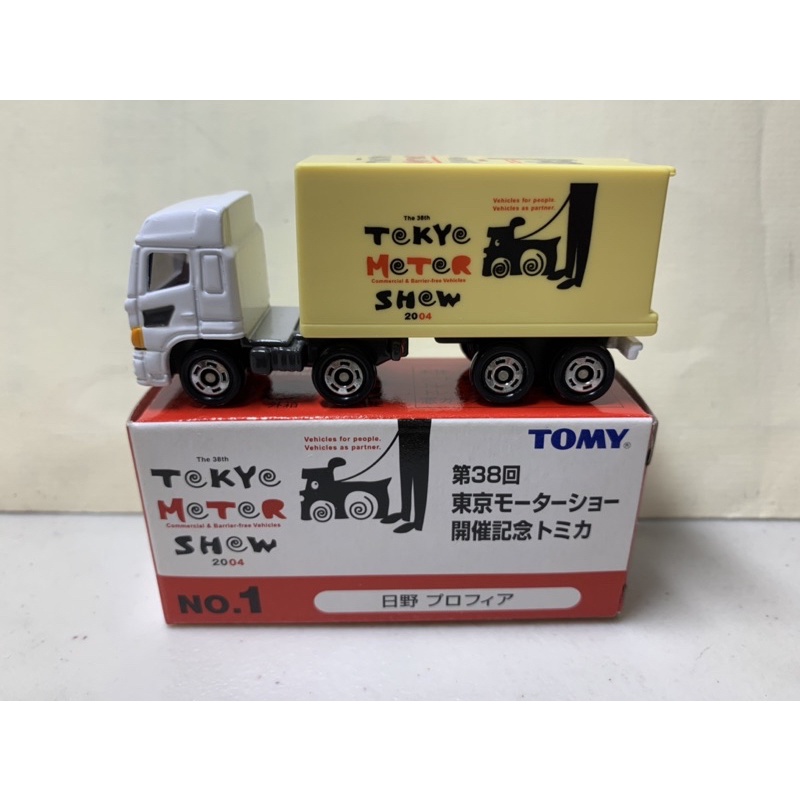 【現貨】Tomica  多美 東京車展 第38回 開催記念 No.1 日野 貨櫃車。 2
