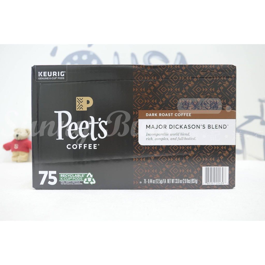 【Sunny Buy】◎現貨◎ 美國好市多 Keurig 咖啡膠囊 Peet’s Coffee 75入