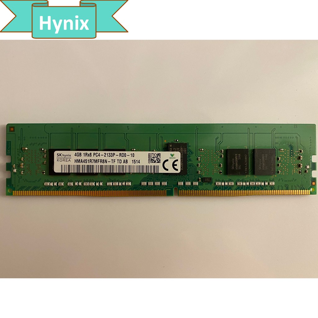 SK hynix 海力士 記憶體 DDR4 4G ECC REG 2133P-RD0-10 (伺服器)