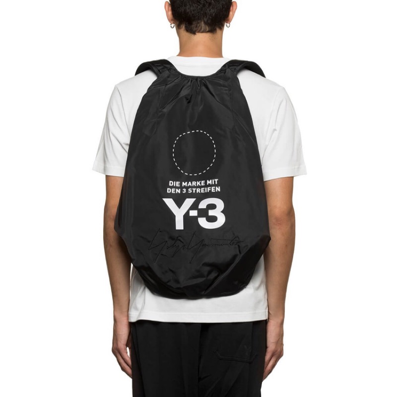 Y3 Y-3 adidas 背包 現貨 18aw Yohji Backpack 簽名刺繡 山本耀司 Yamamoto